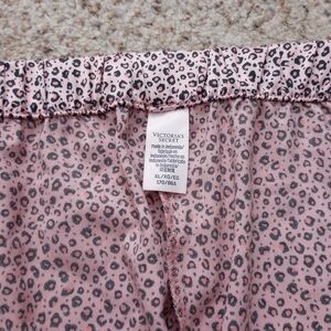 Victoria's Secret Cheetah Print Pajama Bottoms Size XL